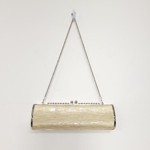 Expressions Nyc Rhinestones fabric clutch bag - Picture 3 of 10